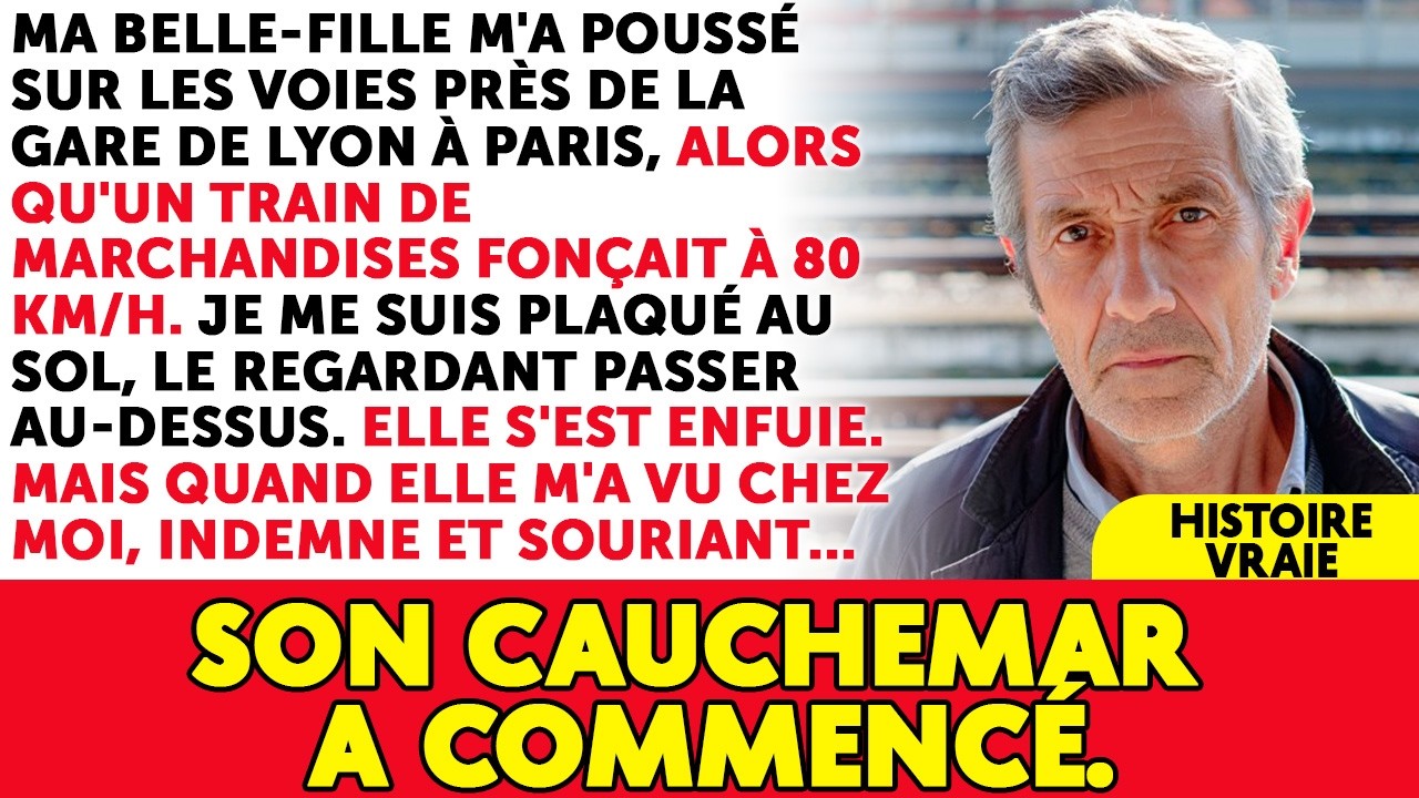 Ma Belle-Fille M'A Poussé Sur Les Voies Alors Qu'Un Train De Marchandises Fonçait À 80 Km/H