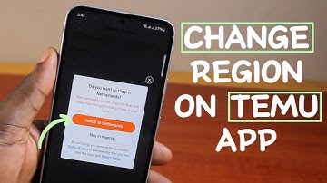How to Change Country/Region on Temu App