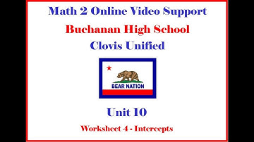 Math 2 Unit 10 WS 4 Homework Help Morgan