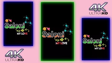 #saloni Saloni  Name Status | Status Video | Saloni Love Status | #shorts #namestatus