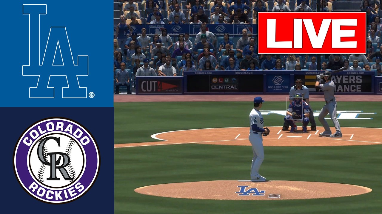 🔴LIVE 🔴Los Angeles Dodgers vs Colorado Rockies / 07/03/26 Spring training /MLB THE SHOW 26