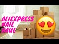 NAIL SUPPLY HAUL|DUPE FOR APRES, 123 GO, KIARA SKY|ALIEXPRESS|UNBOXING|HOW MUCH DID I SPEND! ASMR