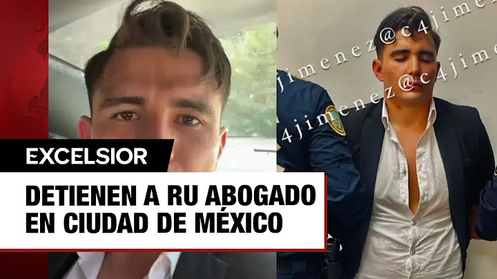 Detienen a Ru Abogado, influencer que ayuda a automovilistas en CDMX y Edomex