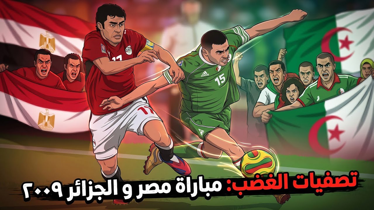 حكايات كروية - عن تصفيات الغضب: مباراة مصر و الجزائر ٢٠٠٩ - أم درمان و ياريت اللي جري ما كان