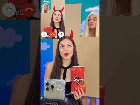 Angel vs Demon! 😇😈 FaceTime Be Like... 😂
