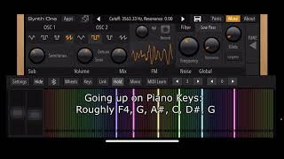 Train Horns on Synthesizer Tutorial screenshot 3