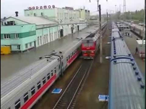 ж/д вокзал Саратов-1 - YouTube