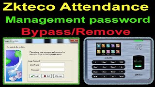 Zkteco Password|ZKTeco Attendance Management Software Remove the Admin Password (Quick solution) screenshot 4