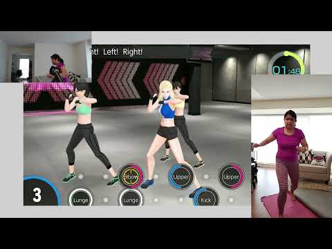 Knockout Home Fitness for Nintendo Switch - Lunge Kicks