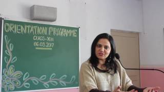 Session 2017-18 Orientation for Class12