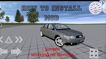 How to install mod in simple car crash | SIMPLE CAR CRASH PHYSICS SIMULATOR