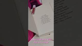 Books with playlists🎀💌📚 #booktuber #shorts