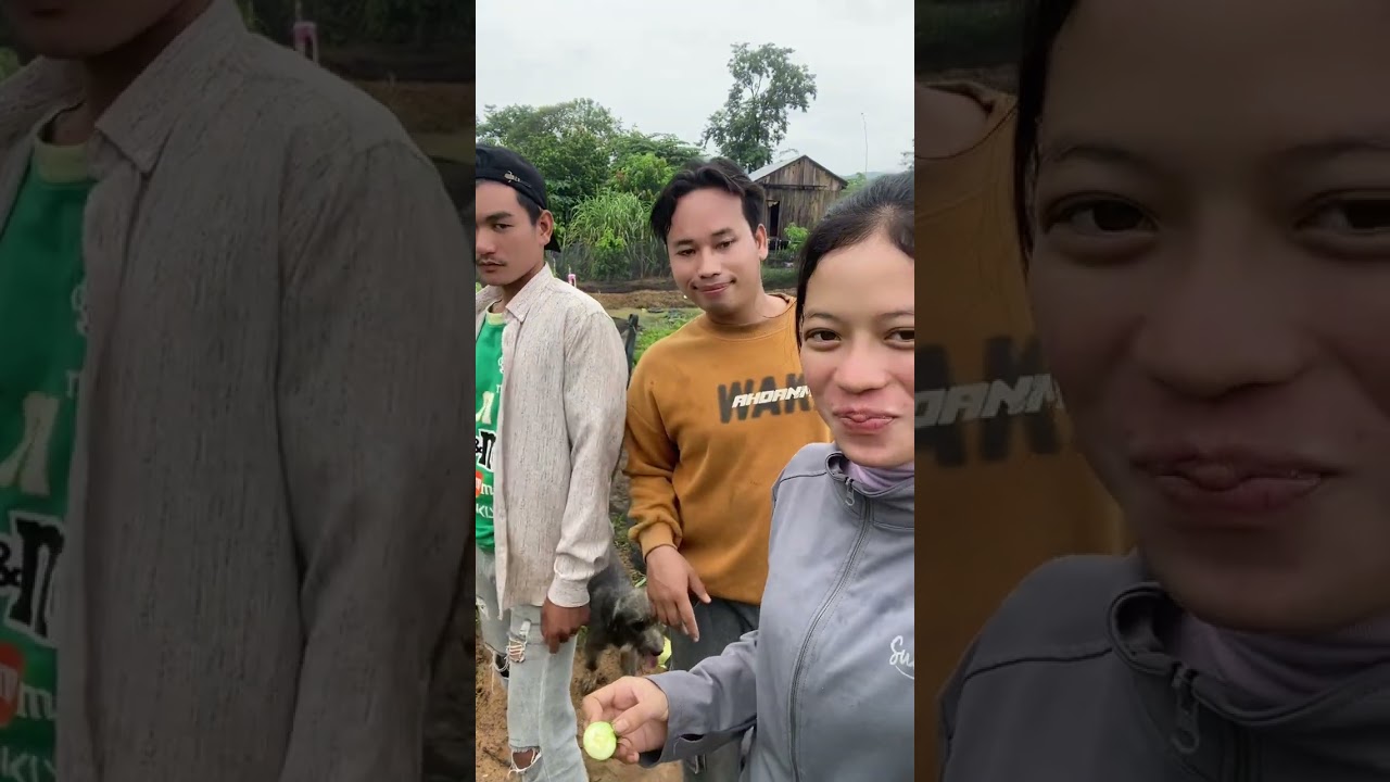 ពលកម្មនៅក្រោយផ្ទះ😱☺️