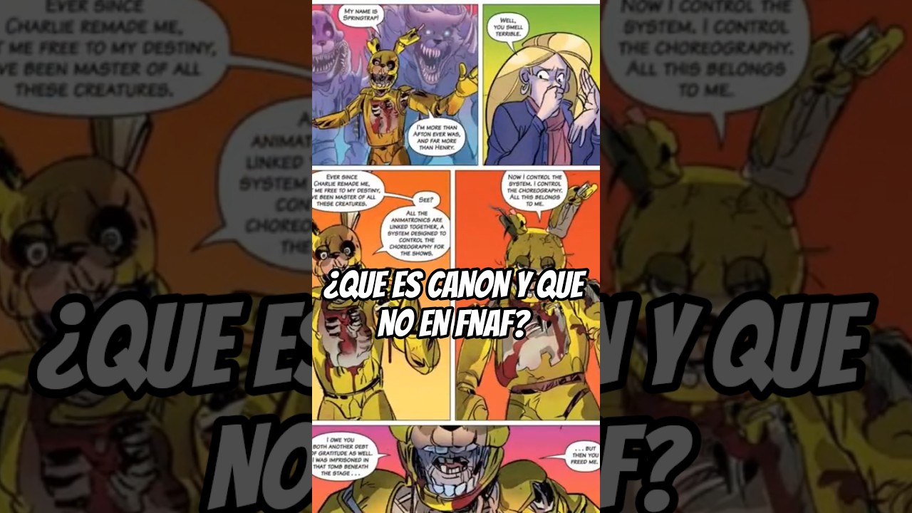 ¿QUE ES CANON Y QUE NO EN FNAF?🐻 
