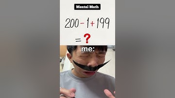 Do you know the answer to this math test #shorts