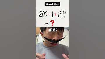 Do you know the answer to this math test #shorts