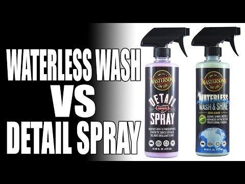 Waterless Car Wash vs Detail Spray - What&rsquo;s The Difference? - Masterson&rsquo;s Car Care
