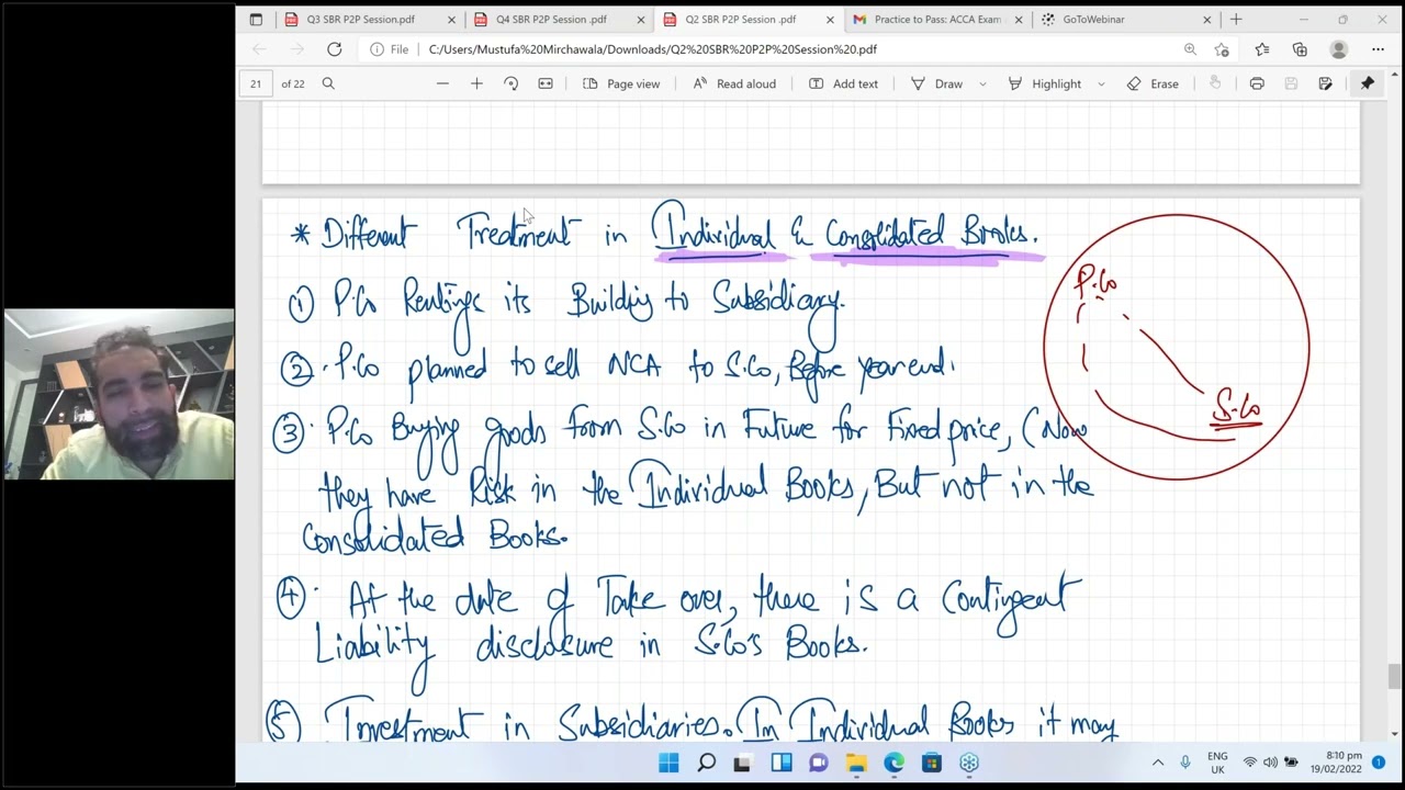👉 ACCA SBR Prepare to Pass Exam | Session 3 | March 2022 | Mustafa Mirchawala