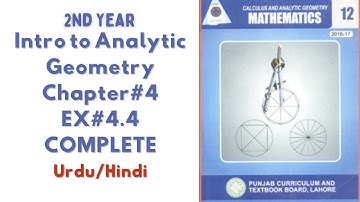 Chapter#4 |Ex 4.4 |2nd year mathematics| Smart Syllabus| Urdu /Hindi