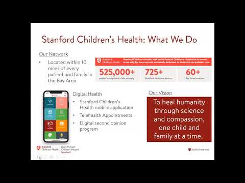 Stanford Children's Health Administrative Fellows Program Webinar