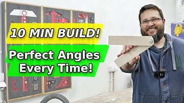 Make This SIMPLE Angle Finder – Perfect Mitre Cuts Every Time!