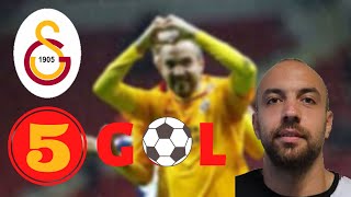 Sercan Yıldırım Galatasaray Kariyerindeki Tüm Goller - 5 Gol