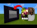 How To Make A Portal To The Roblox vs Granny Dimension in Minecraft!