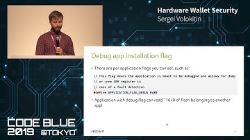 [CB19] Hardware Wallet Security by Sergei Volokitin