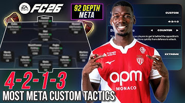 4213 is NOW Even More BROKEN! Best Meta 4-2-1-3 Custom Tactics EA FC 26!