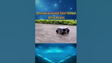 Omnidirectional four-wheel drive robot