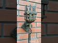 Medieval Wall Torch Lamp Hand Forged Iron Light  Gothic Home Decor