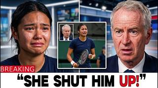 ALEX EALA HUMILIATES John McEnroe LIVE 😳 — Her Response SHOCKS The World!