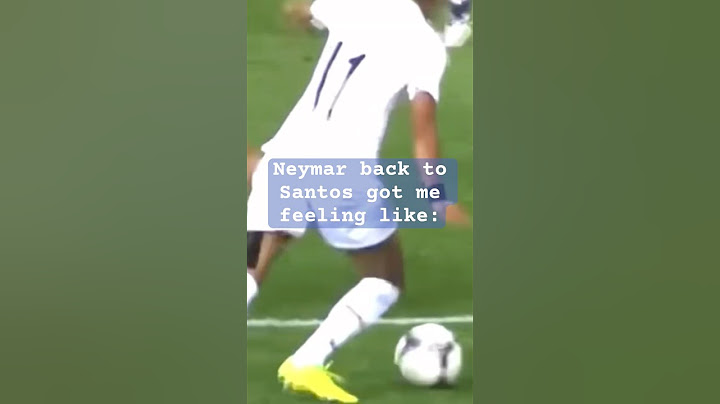 Neymar back to Santos got me feeling like:
