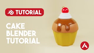 Blender 3D Beginner Tutorial : Chocolate Cake screenshot 4