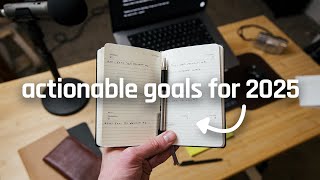 How to set goals you'll actually stick to (using a pocket planner)