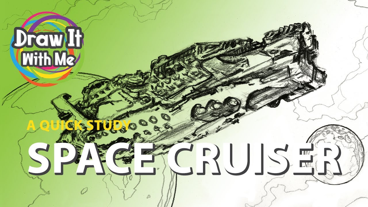 Space Cruiser - A Quick Study | Time-Lapse + Real-Time