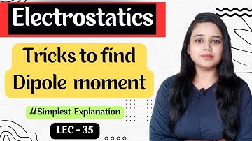 Tricks to find Dipole Moment of discrete charges.#electrostatics  (LEC-35)