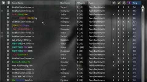 how to start your own cod4 server