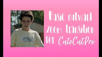Basic Zoom Transition - CCP Tutorial || LameEdits