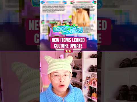 New Dress to Impress Cultural items are here! Are you excited for the new DTI update this weekend?