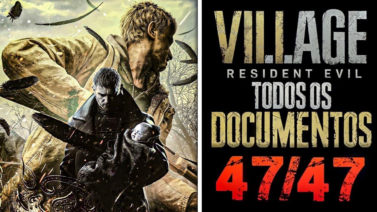 RESIDENT EVIL VILLAGE: Todos os DOCUMENTOS do Game - YouTube