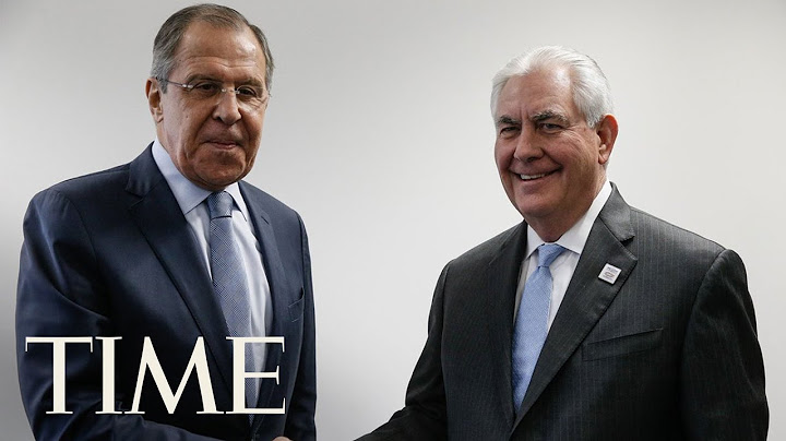 Rex Tillerson And Russian Foreign Minister Sergey Lavrov Make A Joint Statement In Moscow | TIME