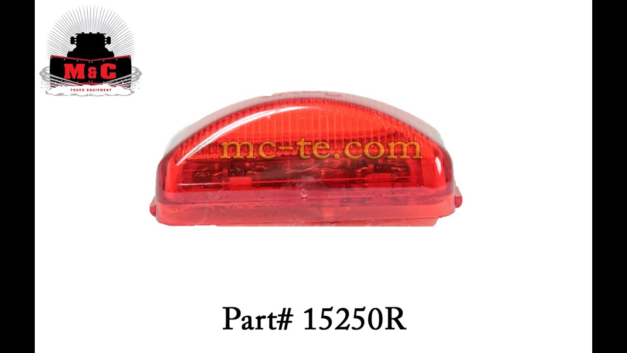 LED Truck-Lite 15250R 15 Series Red LED Marker//Clearance Lamp