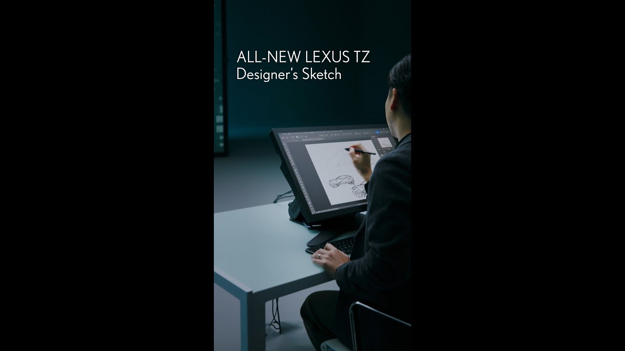 All New Lexus TZ - Designer's Sketch