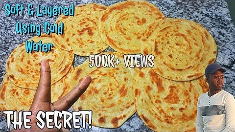 How to make soft layered chapati USING COLD WATER | How to Cook Soft Chapati | Soft Layered Chapati