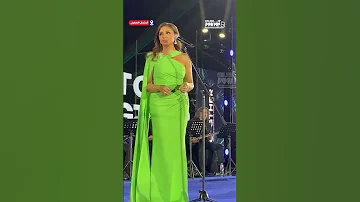 الجو حر كده ليه أنغام تغازل الجمهور في أول ظهور لها بعد خبر مـ رضها 