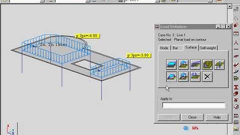 Autodesk Robot structural analysis - load definition plate