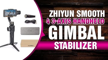 Zhiyun Smooth 4 3-Axis Handheld Gimbal Stabilizer Focus Pull & Zoom for iPhone Xs Max Xr X 8 Plus
