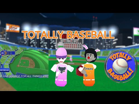 THIS VR BASEBALL GAME IS SO COOL!!!(TOTALLY BASEBALL VR)