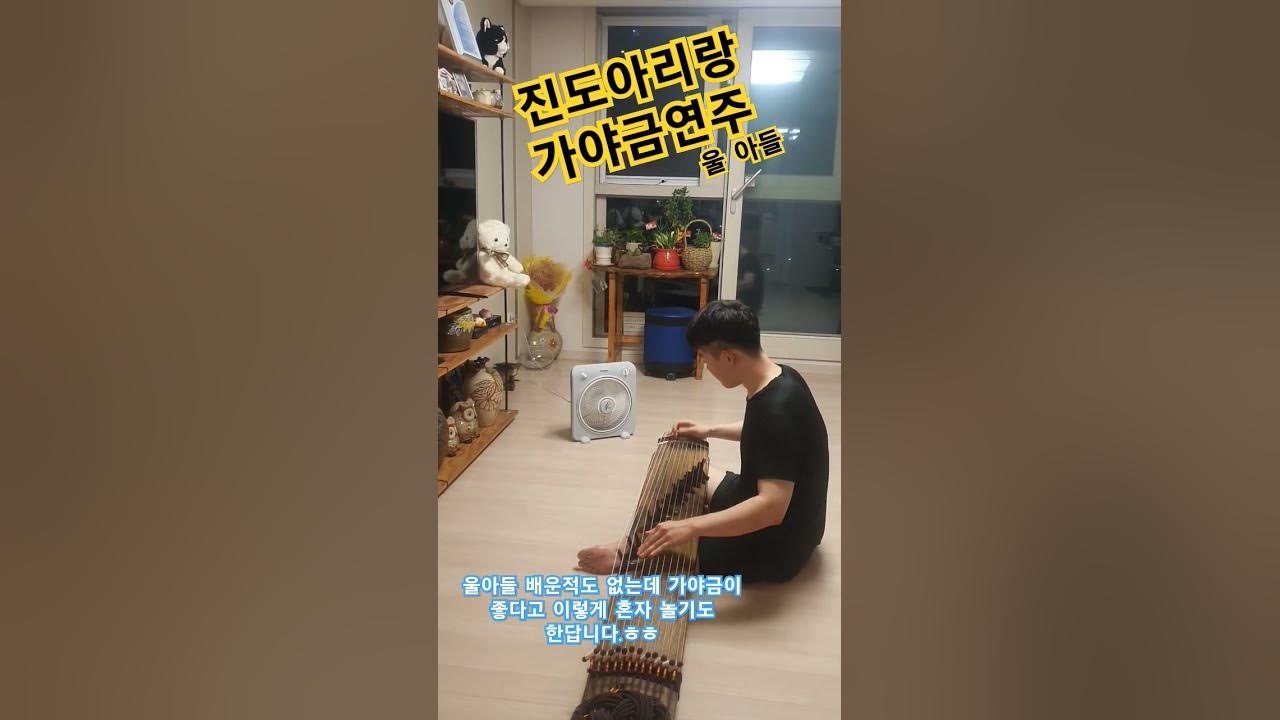 #진도아리랑#가야금 연주/배운적도 없는 가야금연주 어릴적부터 청음이 뛰어난 아들....ㅎ